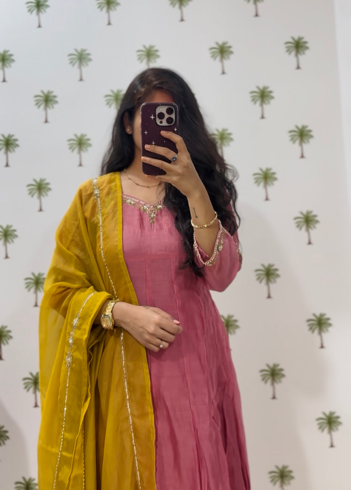 Noor chanderi embroidery set