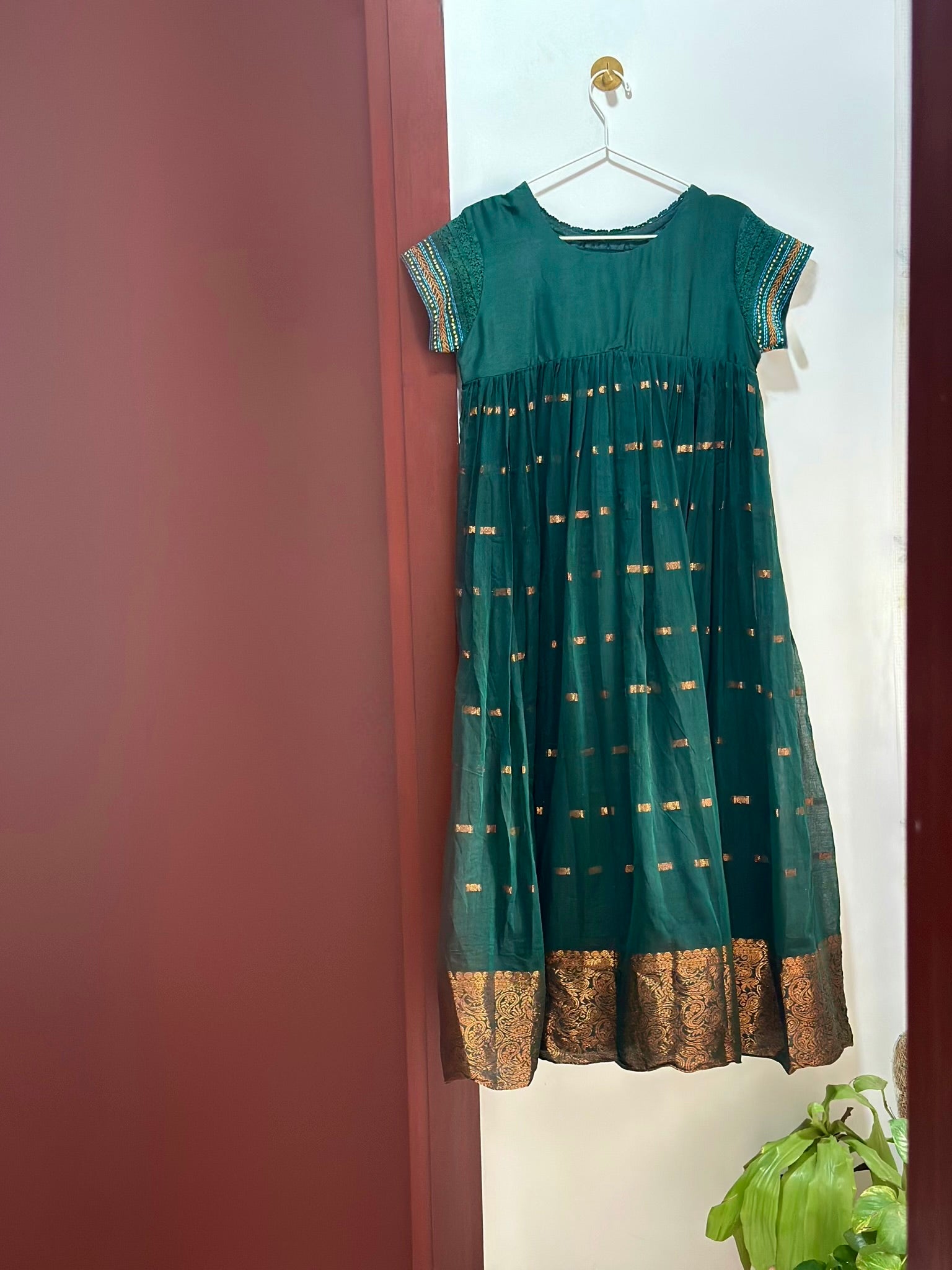 Green Vintage Bloom Dress