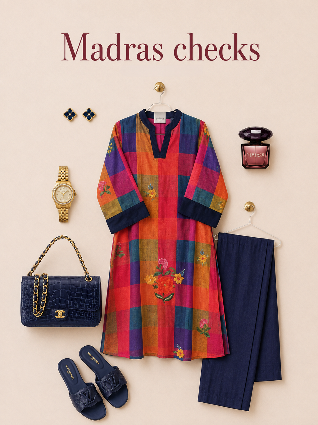 Madras Checks Co-ord Set