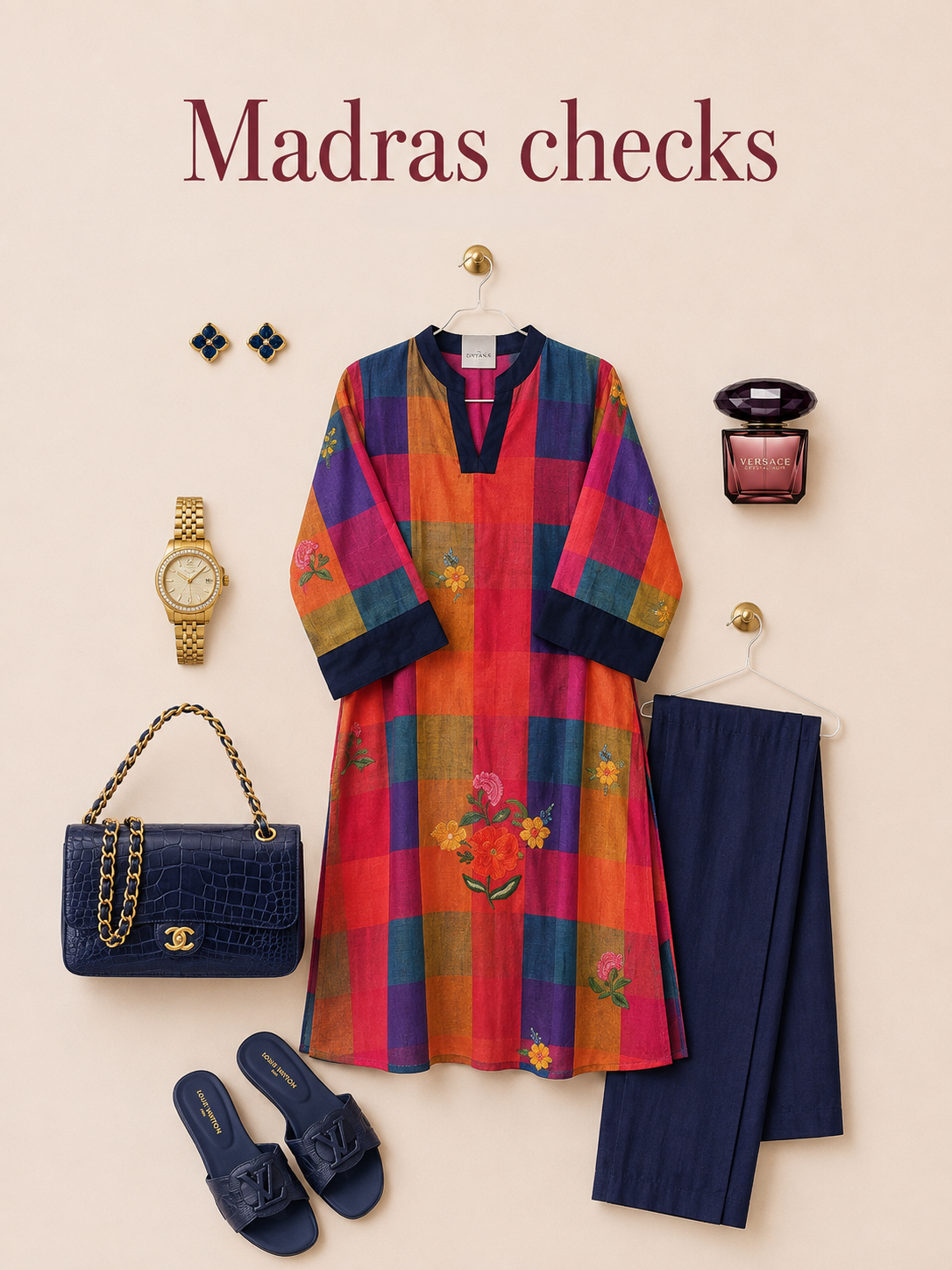 Madras Checks Co-ord Set