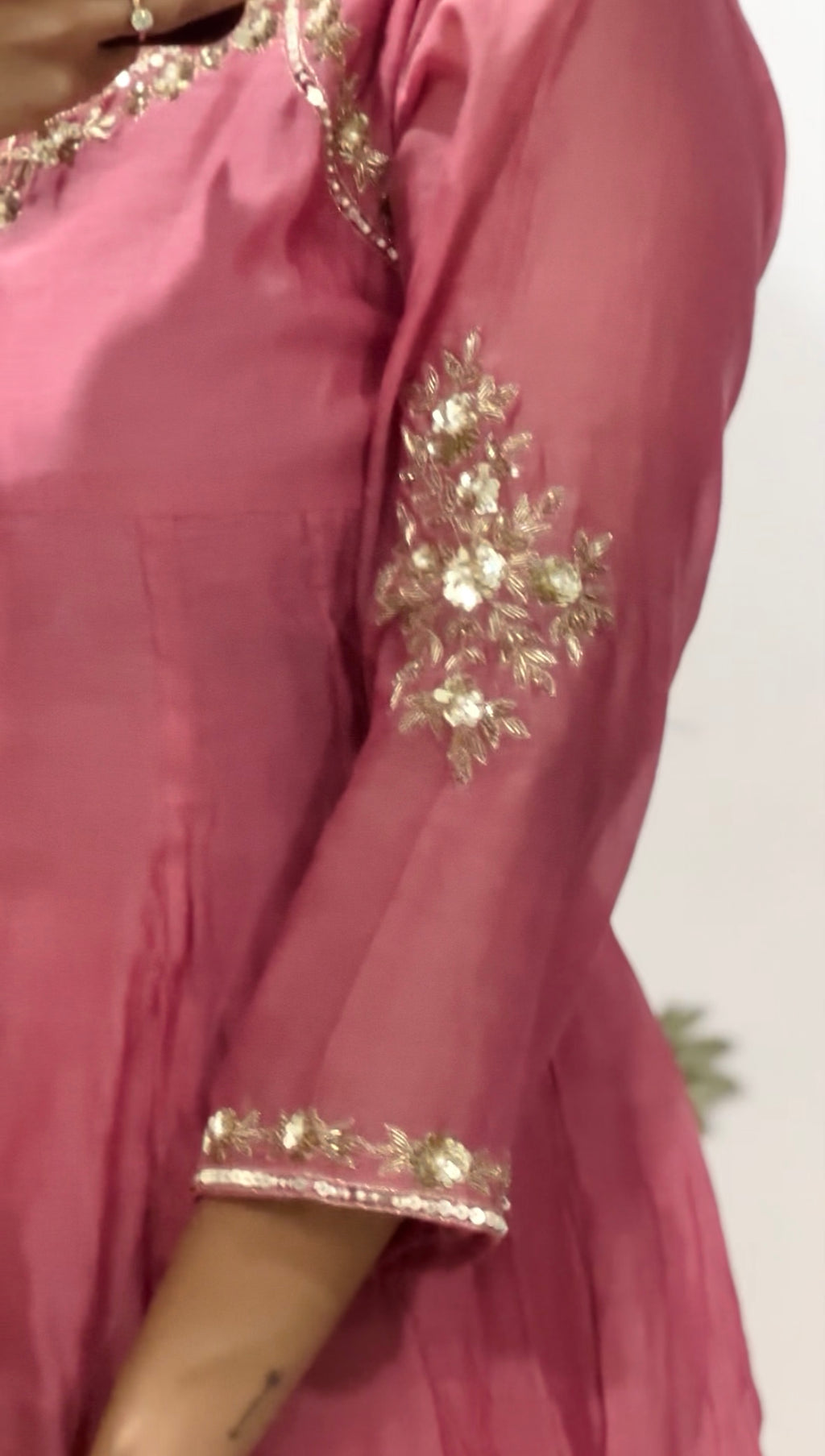 Noor chanderi embroidery set