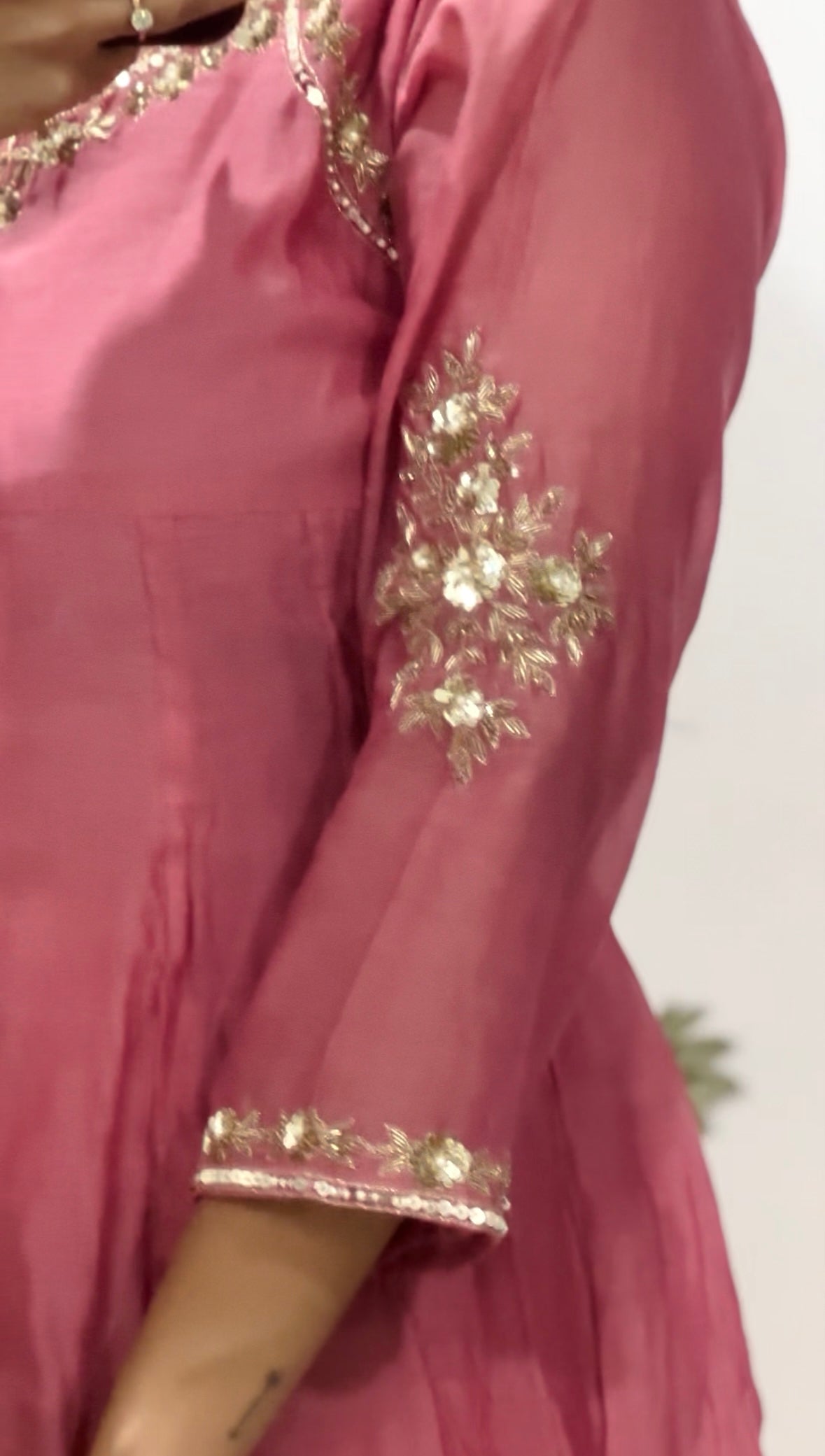 Noor chanderi embroidery set