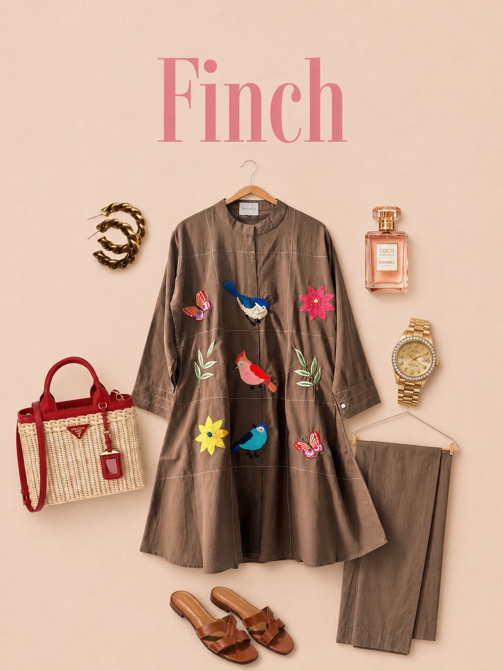 Finch cotton co-ord set