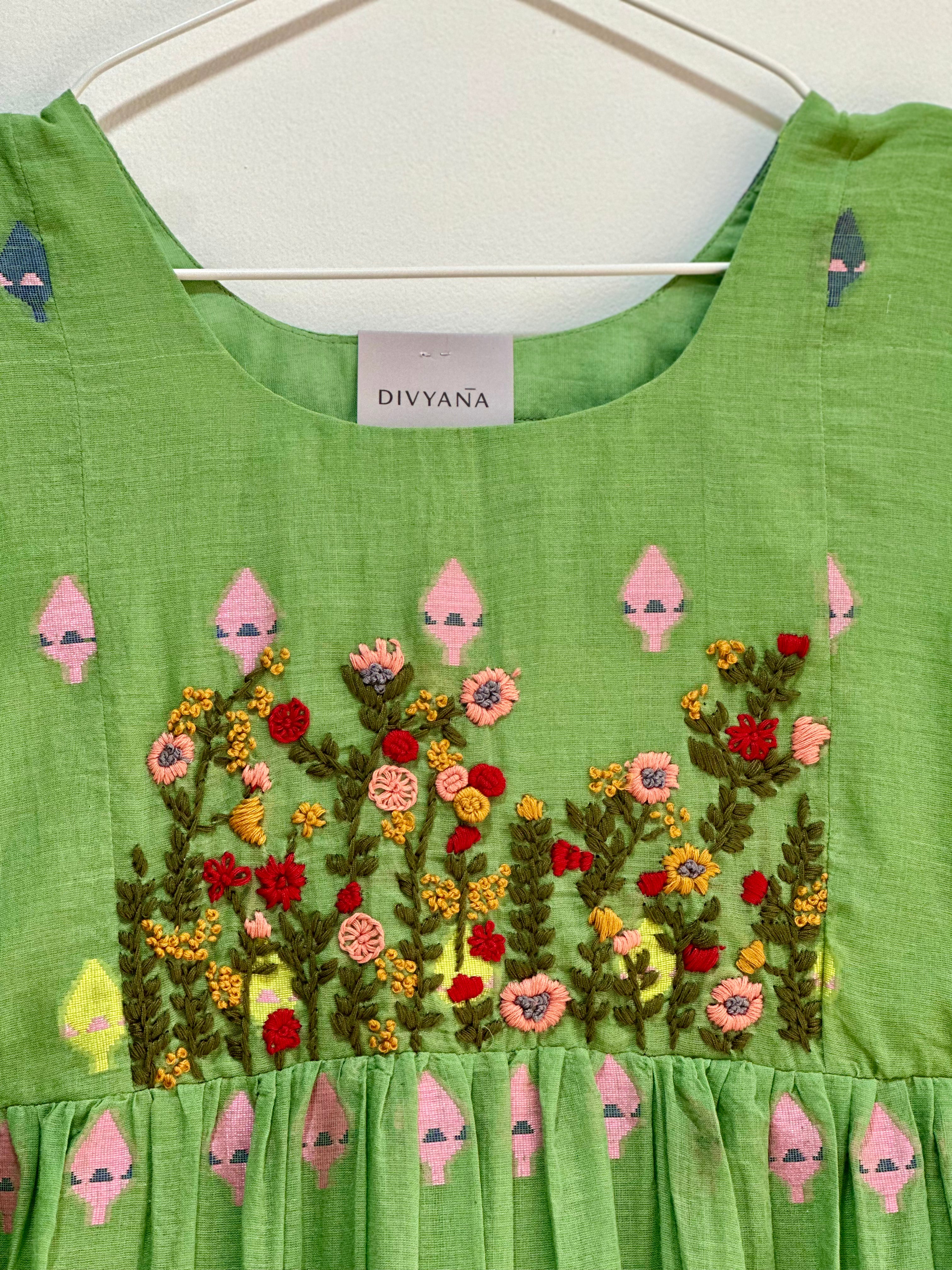 Meadow Weave Embroidered Dress