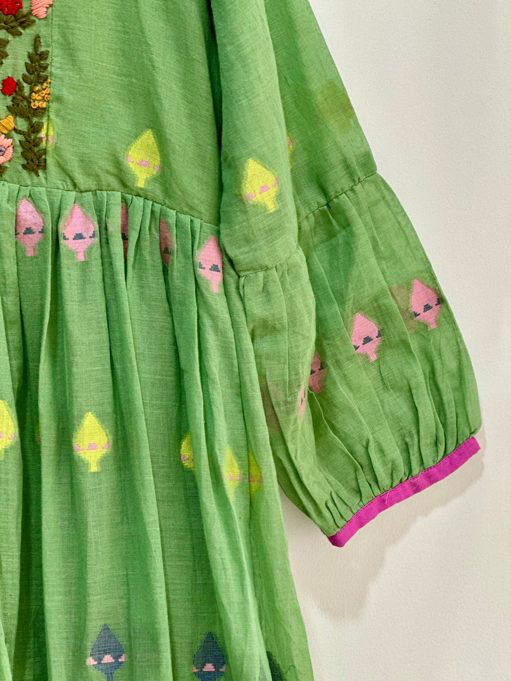 Meadow Weave Embroidered Dress