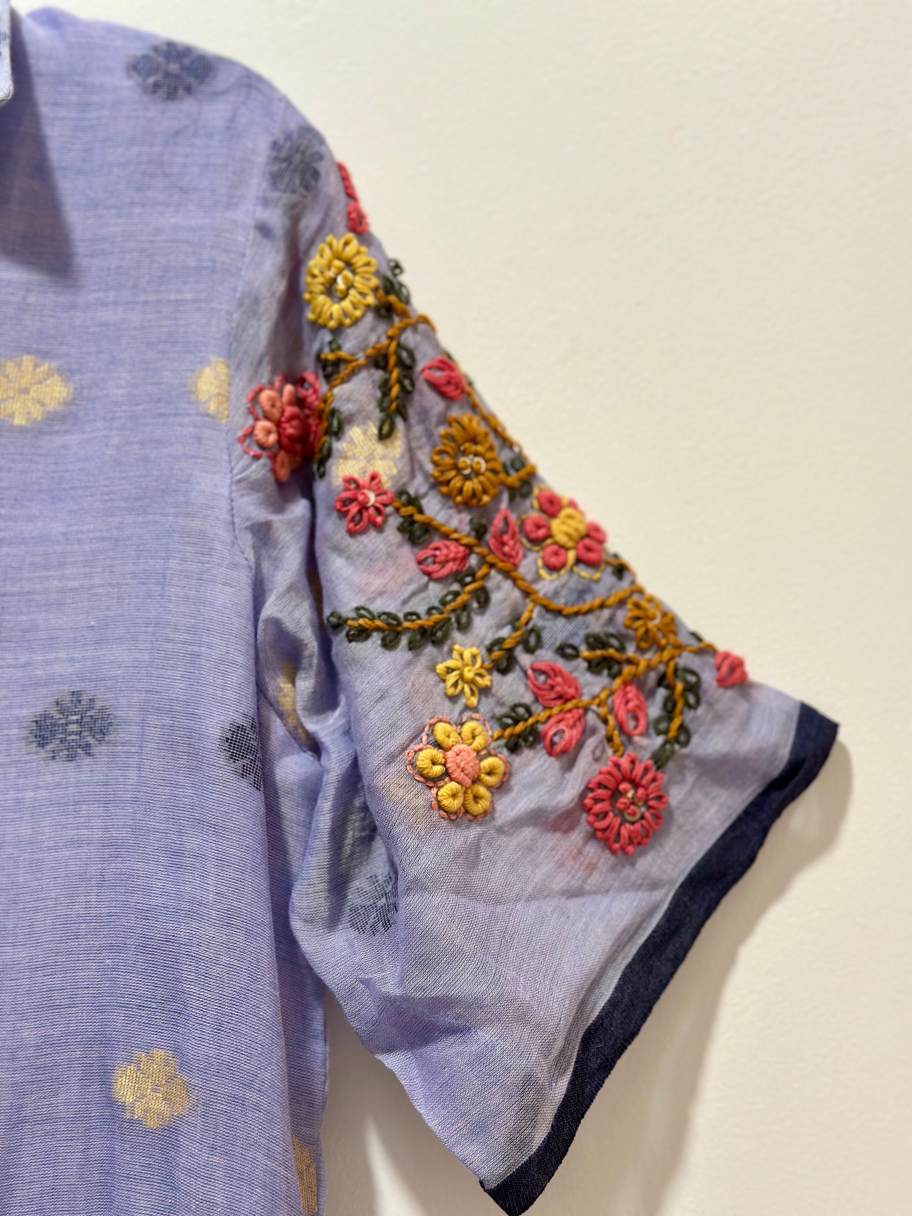 Tara Jamdhani Mul Cotton Dress