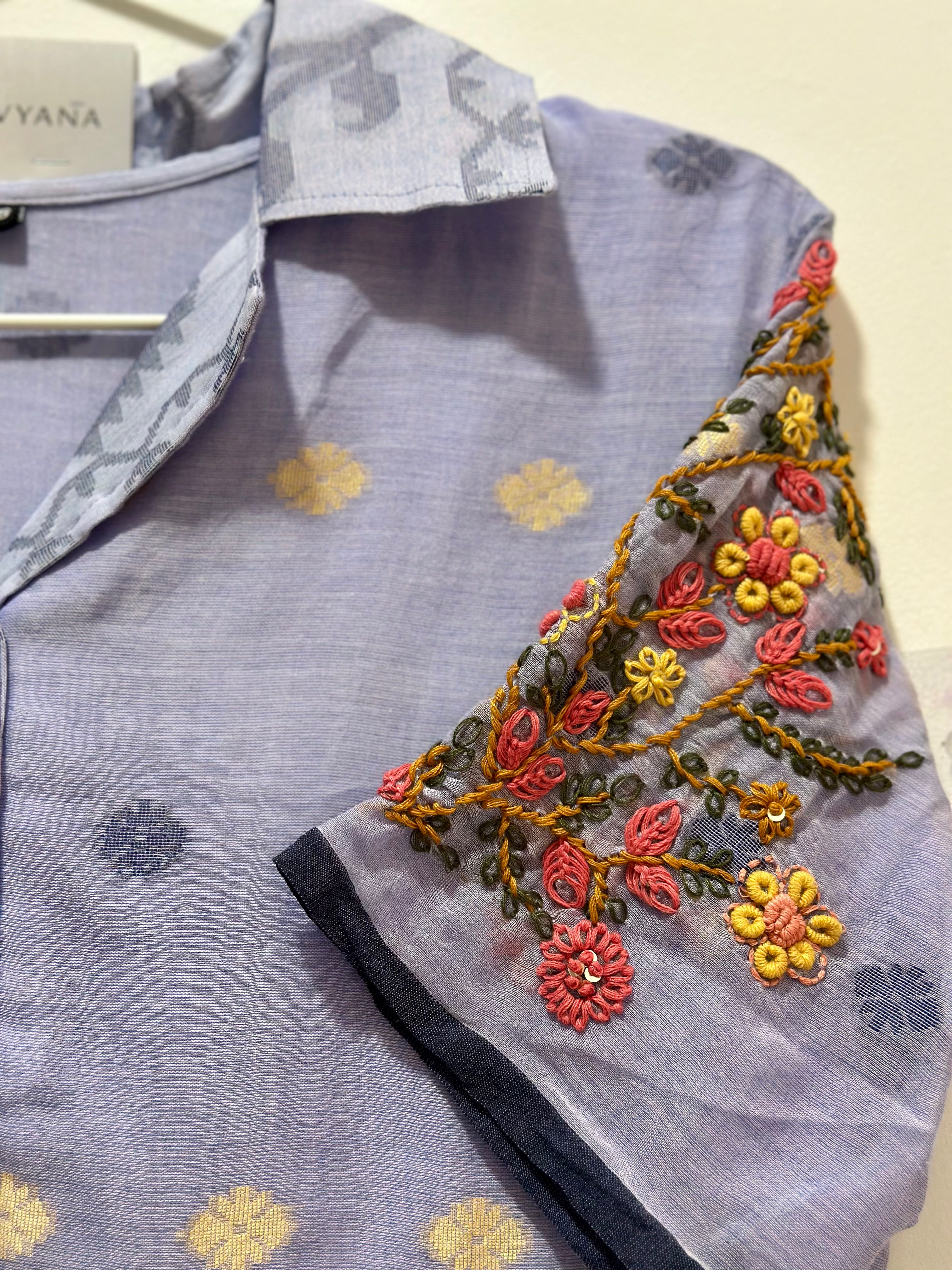 Tara Jamdhani Mul Cotton Dress