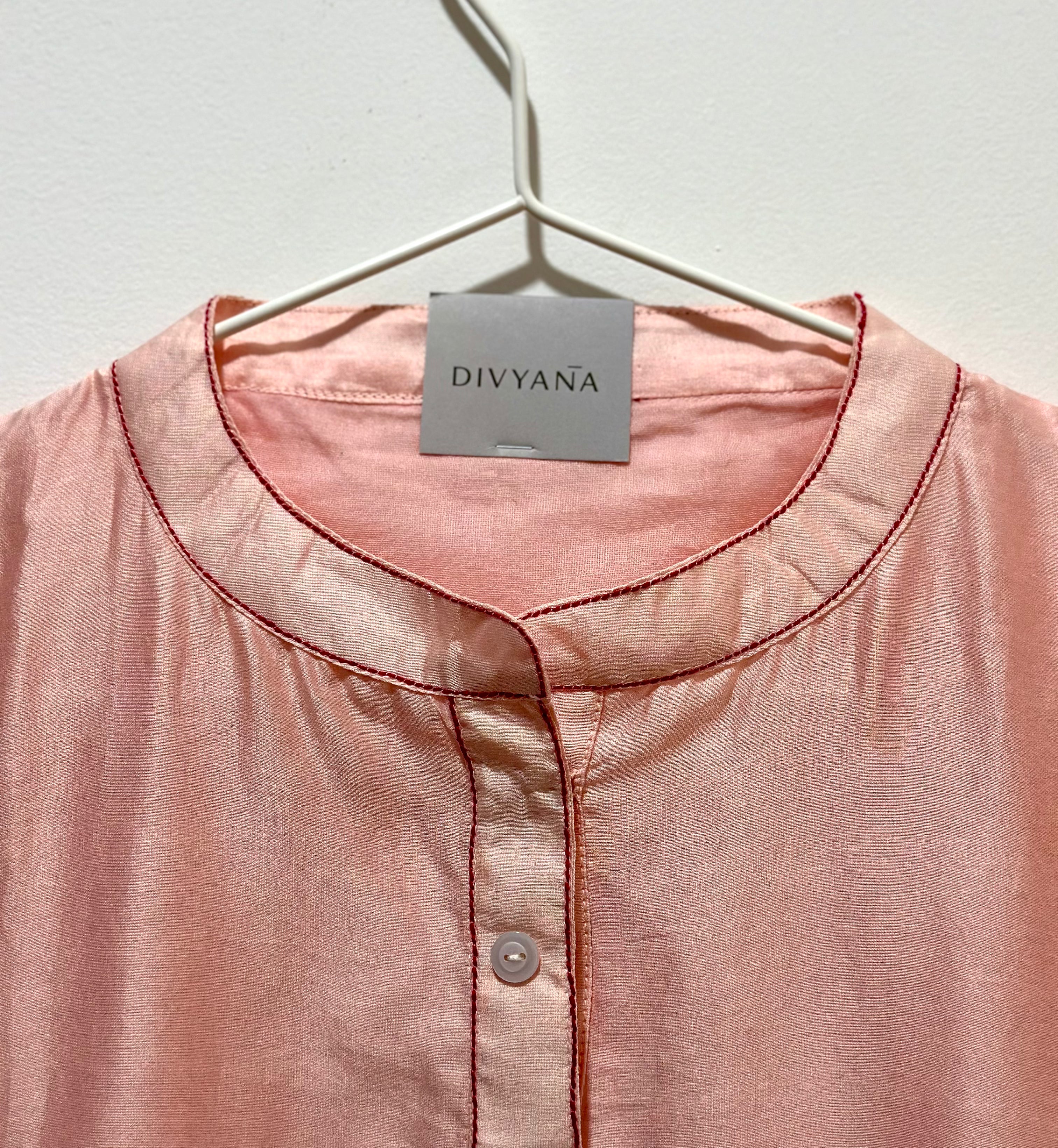 Rose Mist Chanderi Dress