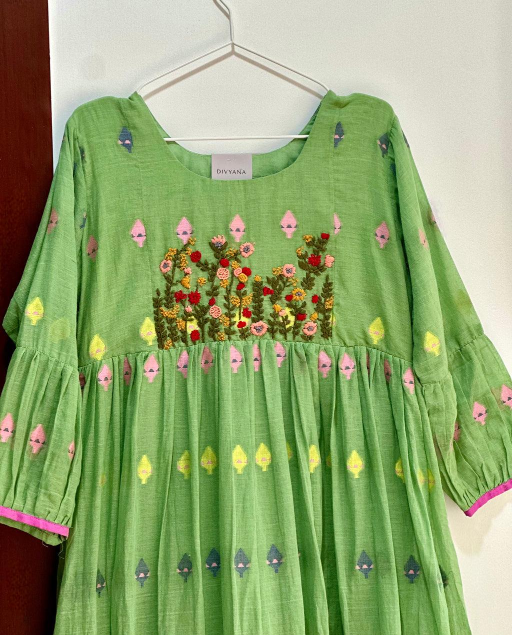 Meadow Weave Embroidered Dress