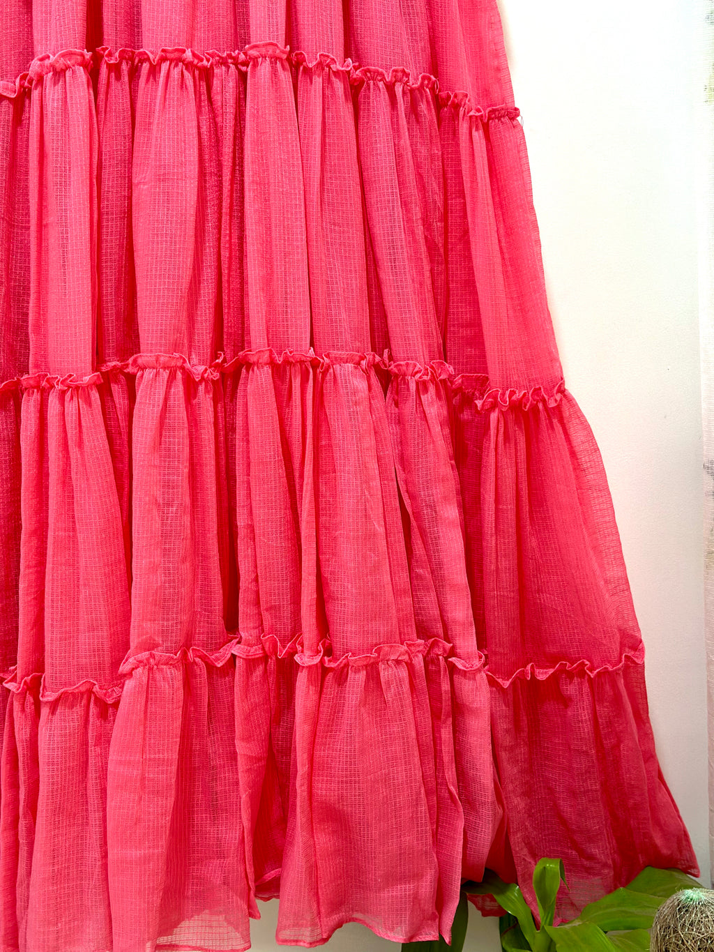 Peach Glare Maxi Dress