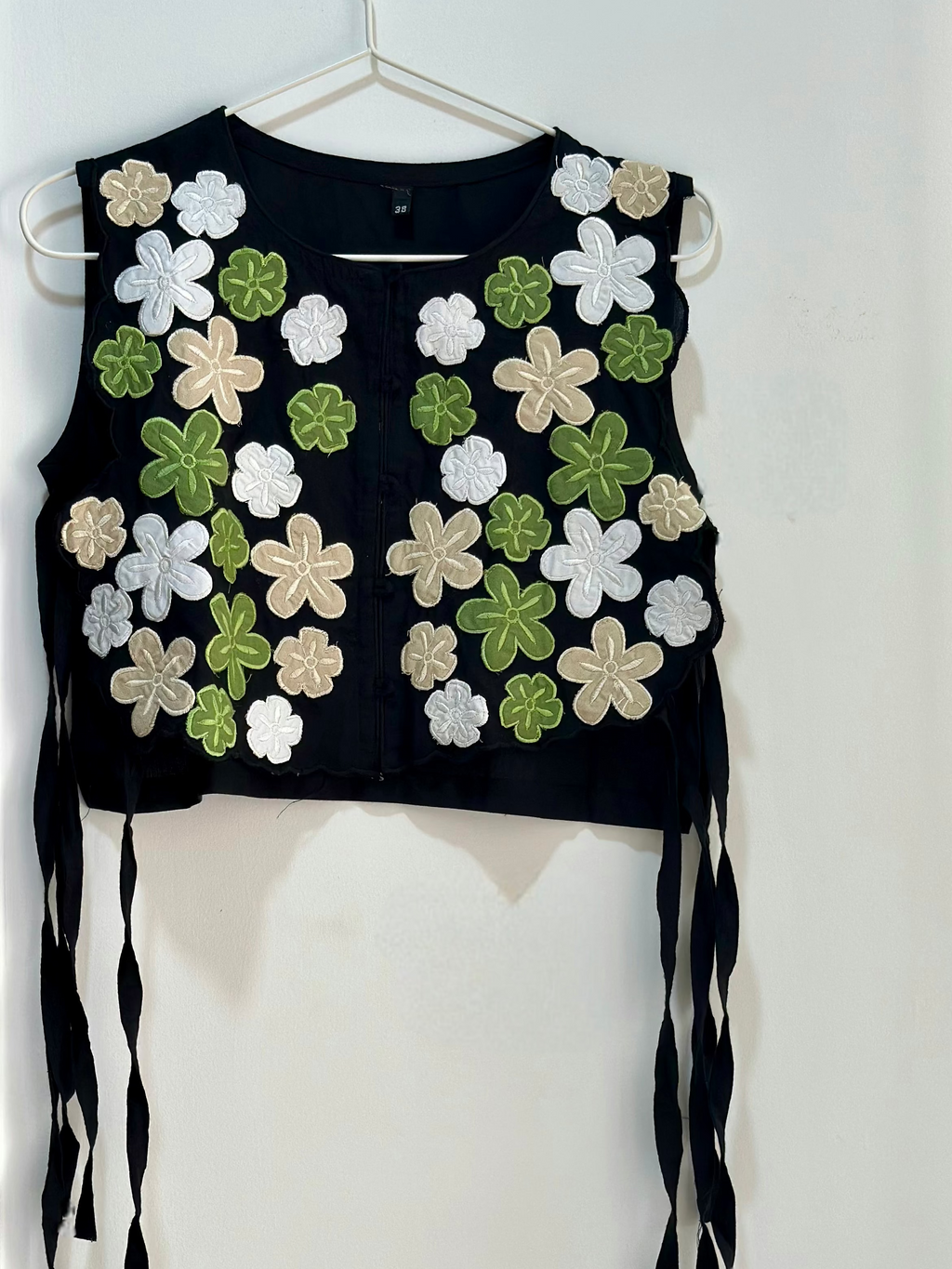 Green Side Tie Dress