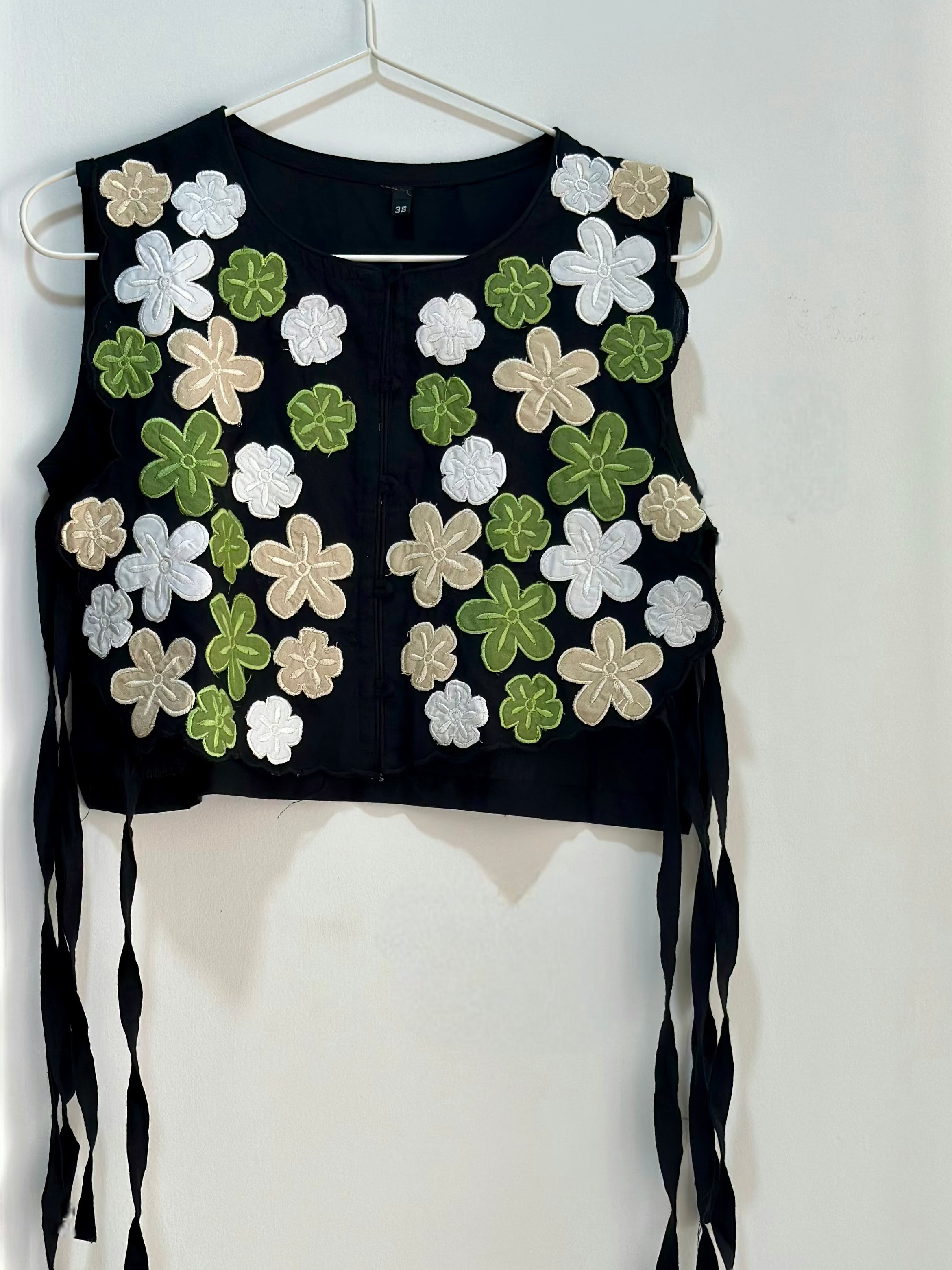 Green Side Tie Dress