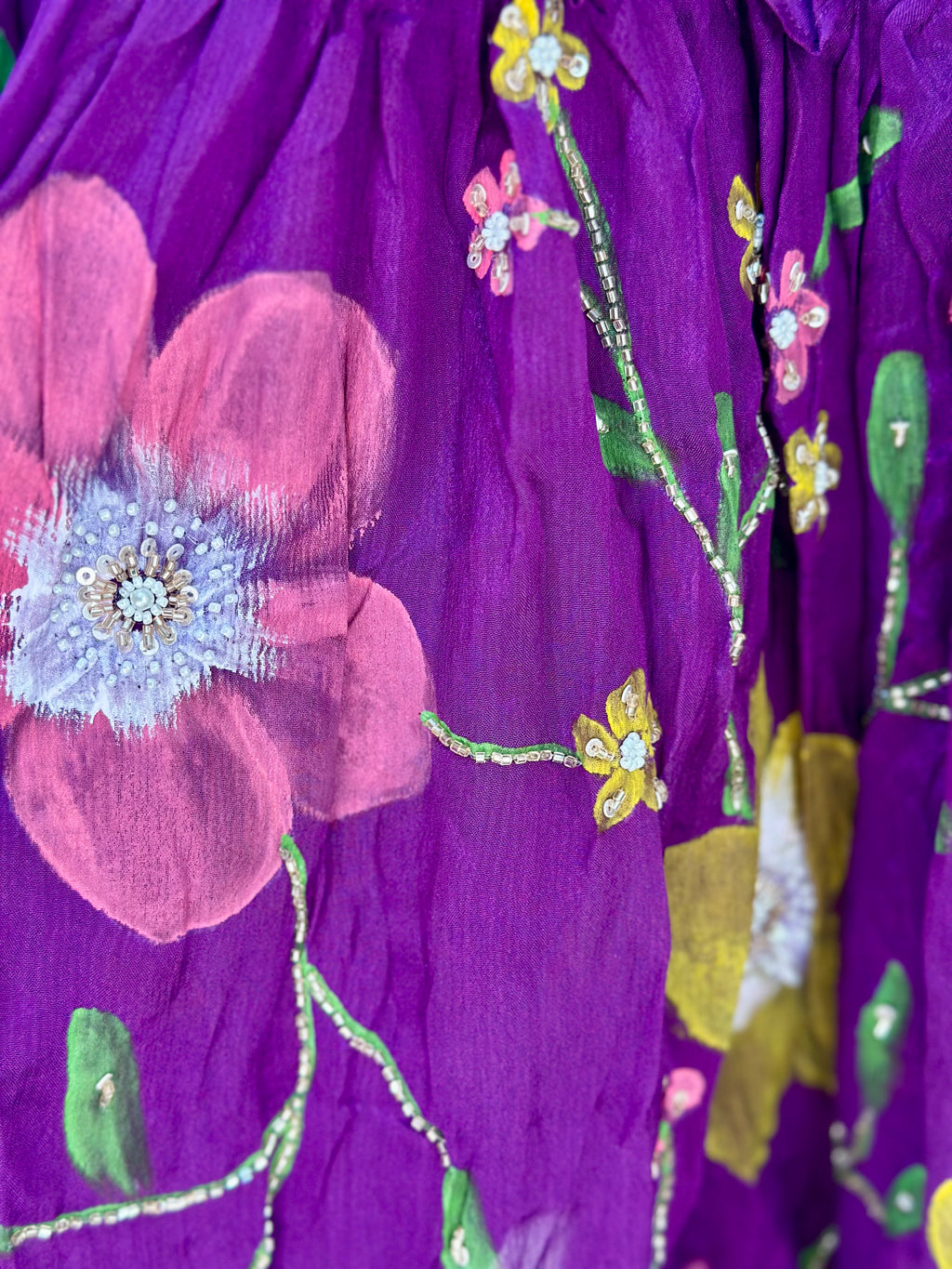 Violet Garden Georgette Dress