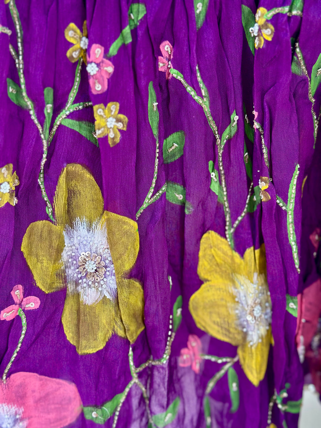 Violet Garden Georgette Dress