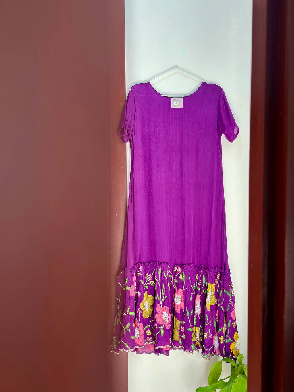 Violet Garden Georgette Dress