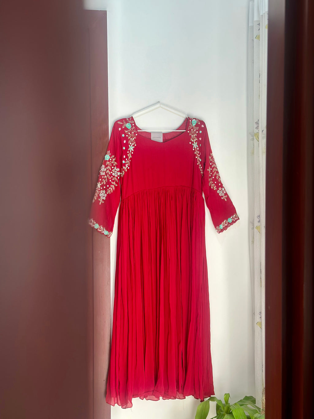 Wine Shine Chinnon Dress