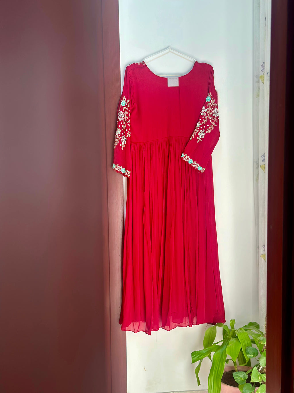 Wine Shine Chinnon Dress