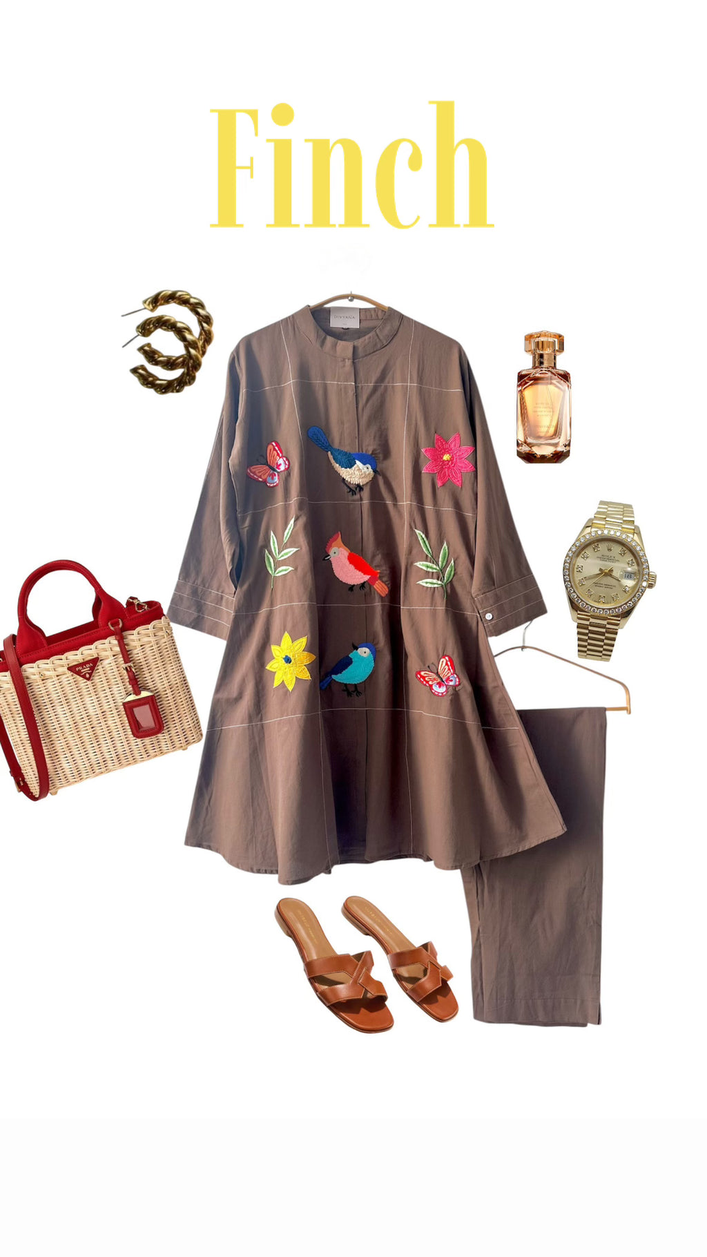 Finch cotton co-ord set