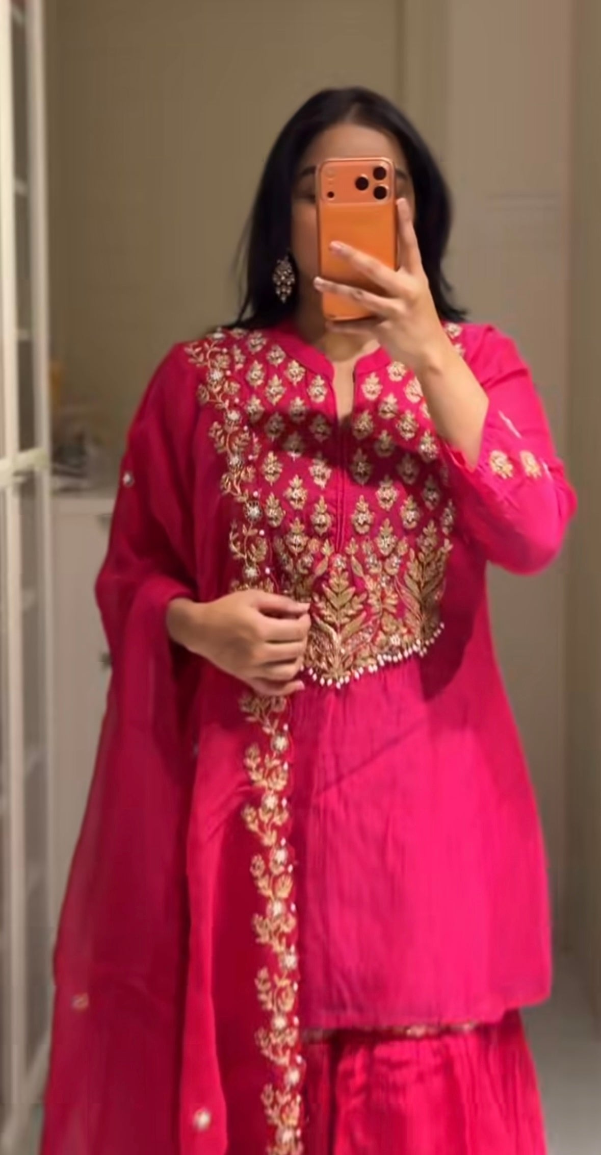 Ayaana pink sharara set