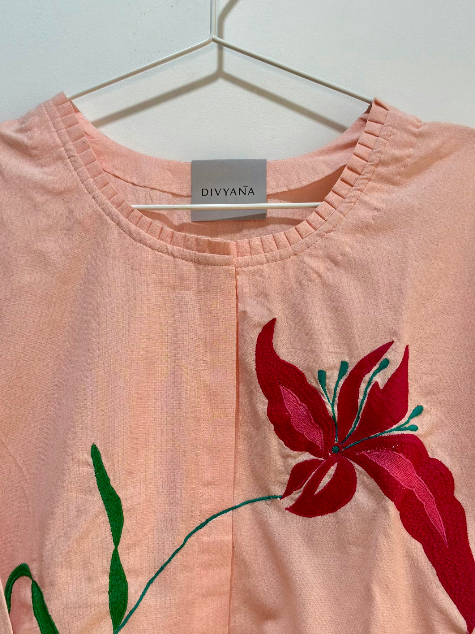Coral Bloom Cotton Co-ord Set