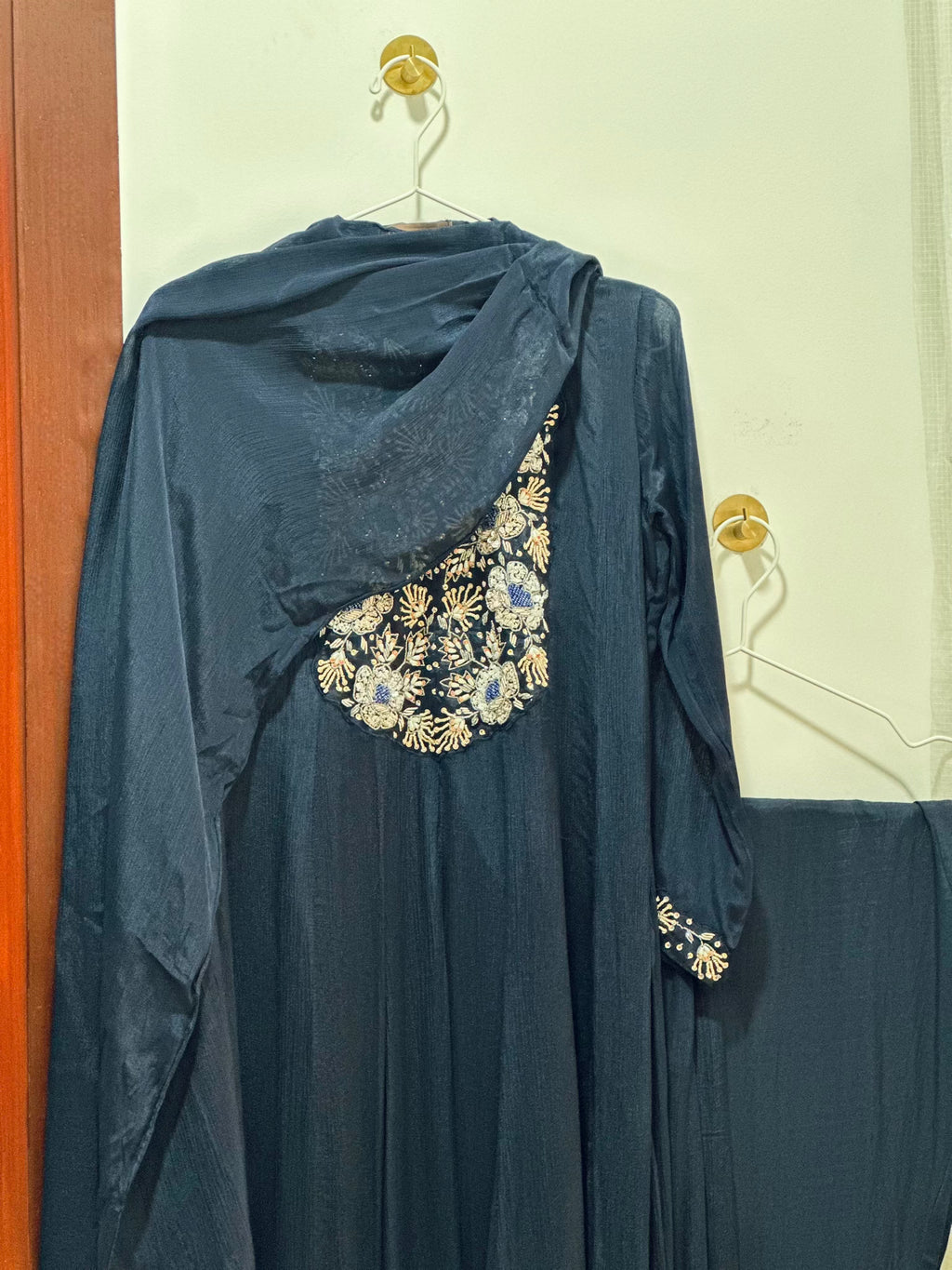 Tarini midnight blue anarkali