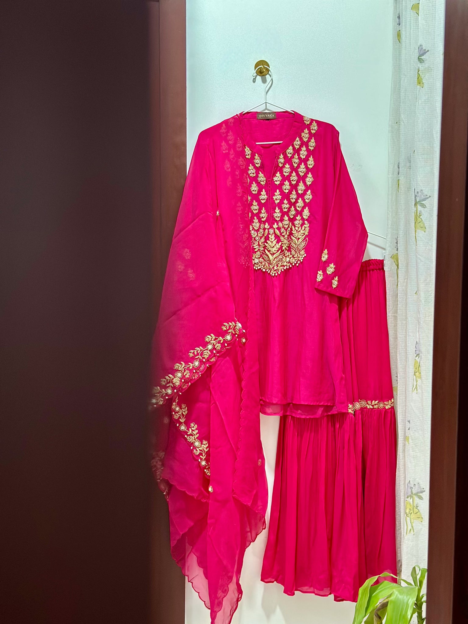 Ayaana pink sharara set