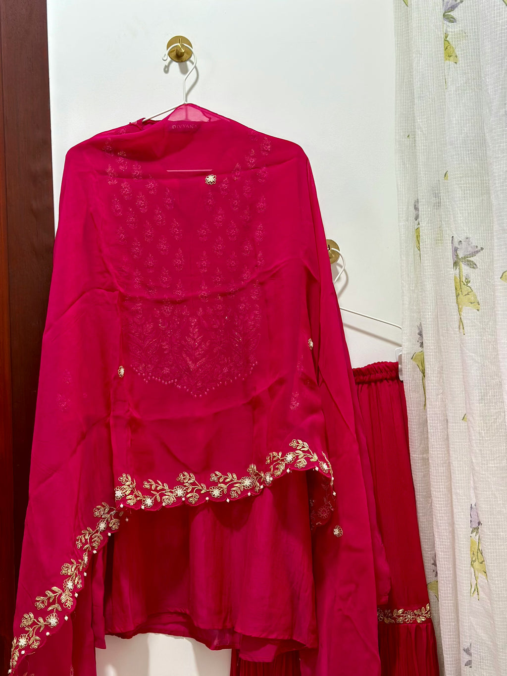 Ayaana pink sharara set