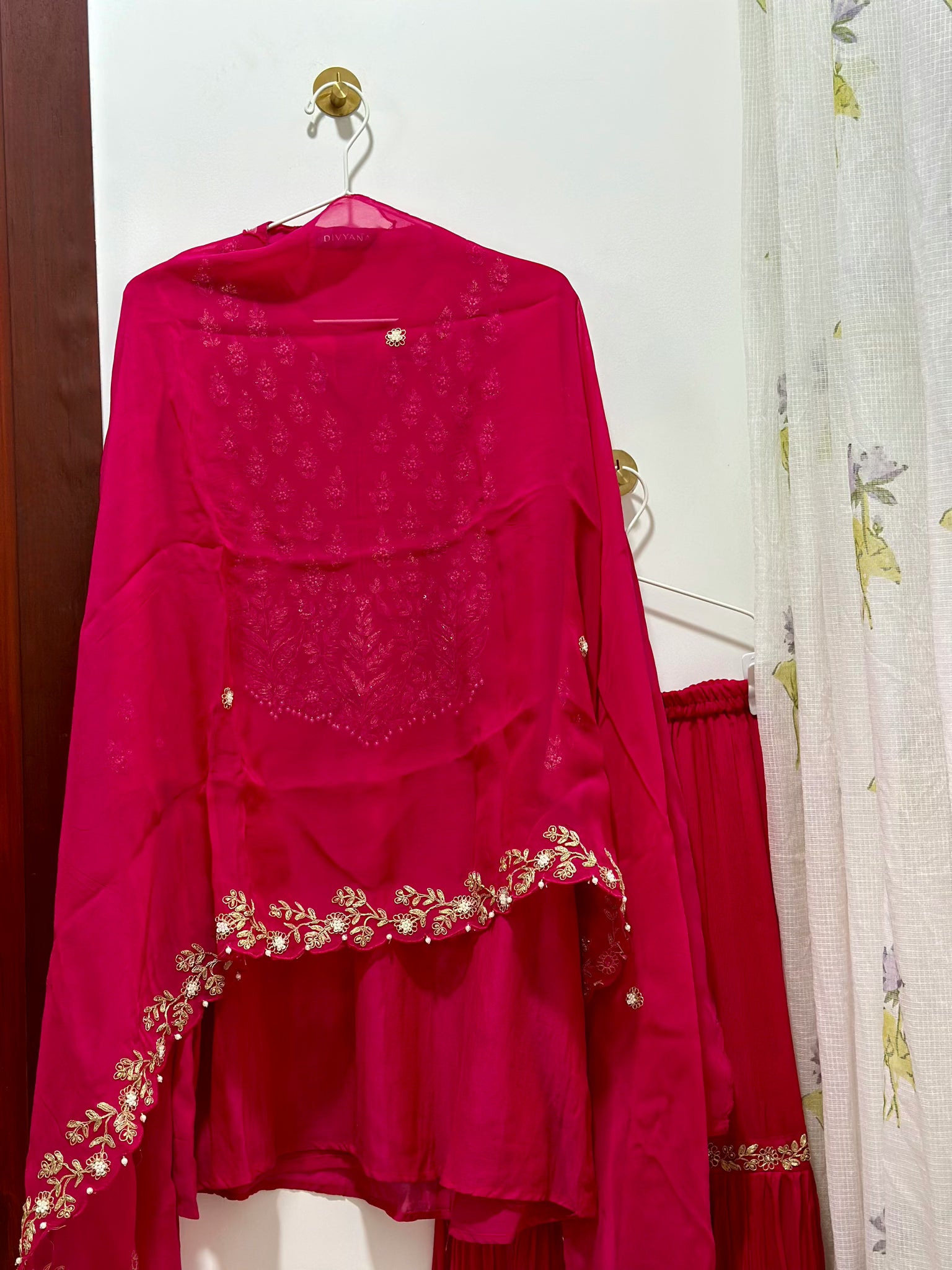 Ayaana pink sharara set