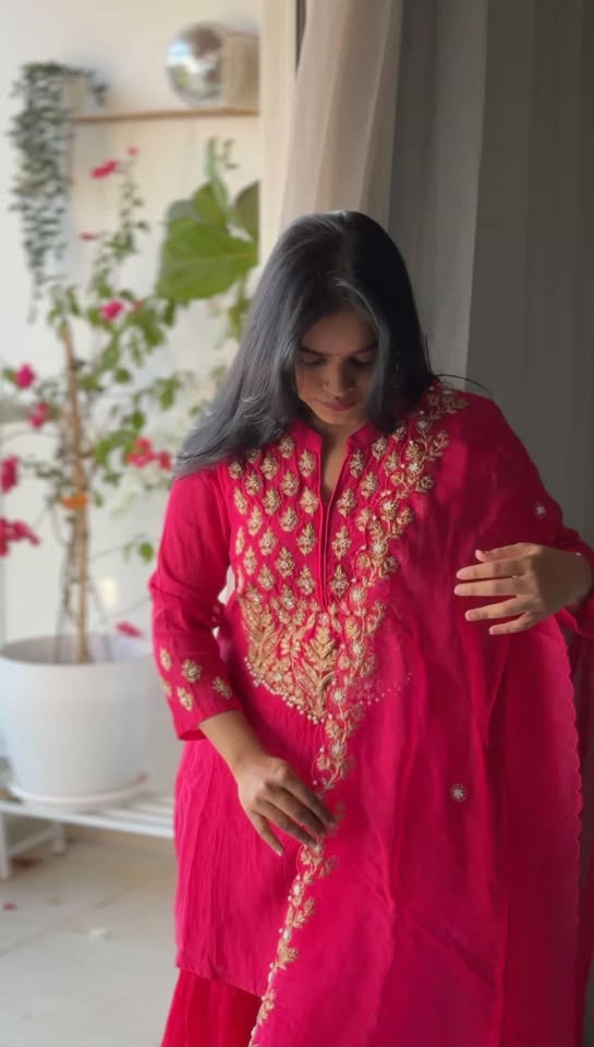 Ayaana pink sharara set